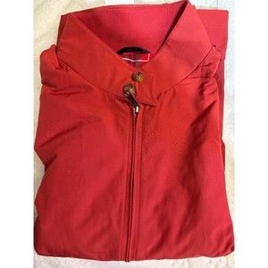 Baracuta G4 Harrington Jacket Red Men Size 48 Made in England XL-XXL Y2K